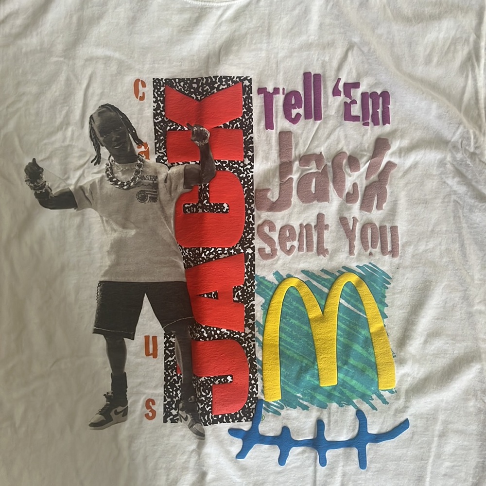 Travis Scott x McDonalds Tee